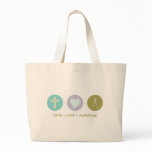 Faith Love Surveying Tote Bags
