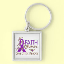 Faith Matters 3 Cystic Fibrosis keychains