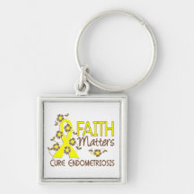 Faith Matters 3 Endometriosis Key Chain