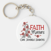 Faith Matters 3 Juvenile Diabetes Key Chain