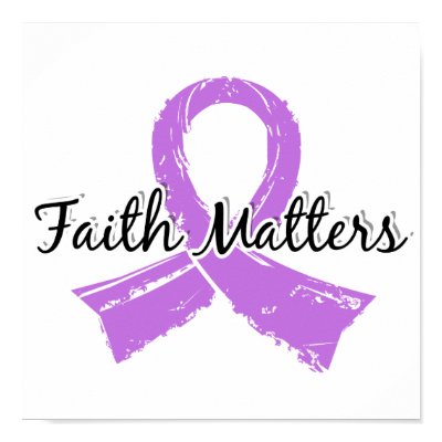Faith Matters 5 Cancer (General) Print by awarenessgifts