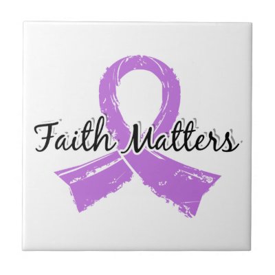 Faith Matters 5 Cancer (General) Tiles by awarenessgifts