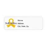 Faith Matters 5 Childhood Cancer Return Address Label