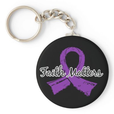Faith Matters 5 Crohn's Disease Key Chain by awarenessgifts