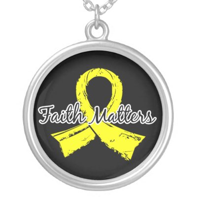 Faith Matters 5 Endometriosis Pendant by awarenessgifts