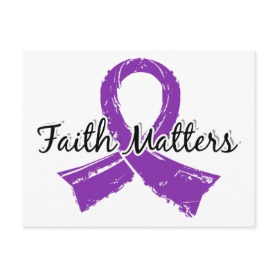 Faith Matters 5 Epilepsy Post Cards by awarenessgifts
