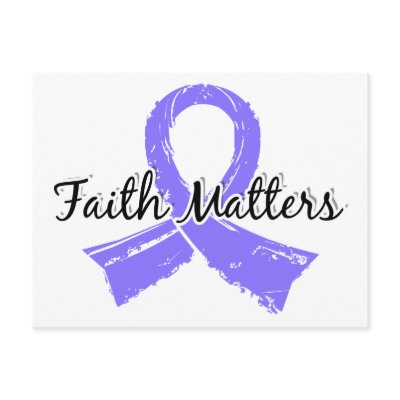Faith Matters 5 Esophageal Cancer Postcards by awarenessgifts