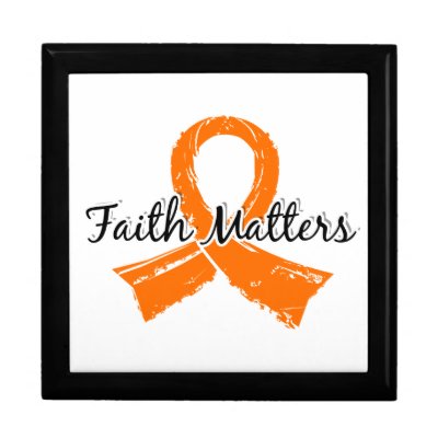 Faith Matters 5 Kidney Cancer Keepsake Box by awarenessgifts