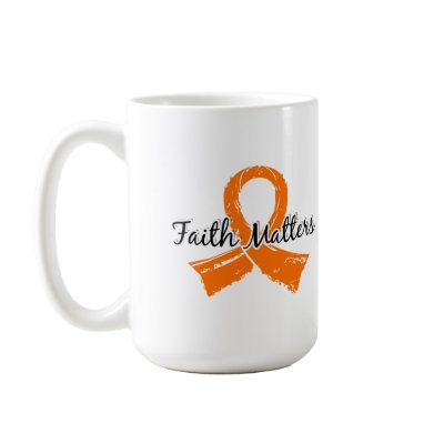 Faith Matters 5 Leukaemia Mugs by awarenessgifts