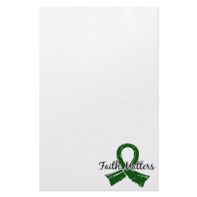 Faith Matters 5 Liver Disease Custom Stationery by awarenessgifts