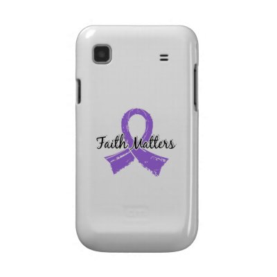 Faith Matters 5 Lymphoma (Hodgkin's) Samsung Galaxy Cover by awarenessgifts