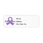 Faith Matters 5 Lymphoma (Hodgkin's) Return Address Label
