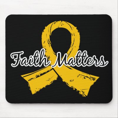 Faith Matters 5 Neuroblastoma Mouse Pads by awarenessgifts