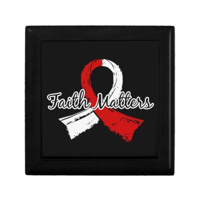 Faith Matters 5 Oral Cancer Jewelry Box by awarenessgifts