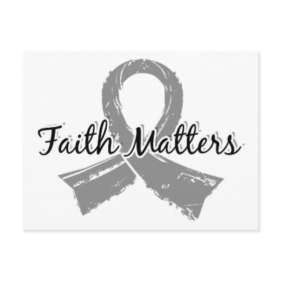 Faith Matters 5 Parkinson's Disease Post Card by awarenessgifts