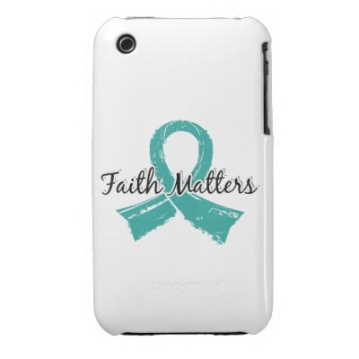 Faith Matters 5 Peritoneal Cancer Iphone 3 Cases by awarenessgifts