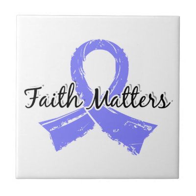 Faith Matters 5 Prostate Cancer Tiles by awarenessgifts