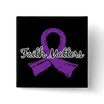 Faith Matters 5 Sarcoidosis Button by awarenessgifts