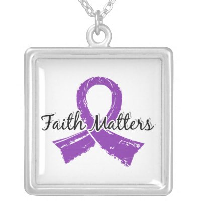 Faith Matters 5 Sarcoidosis Personalized Necklace by awarenessgifts
