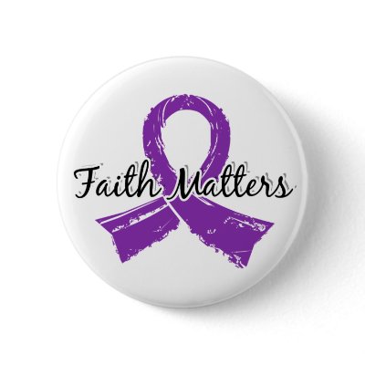 Faith Matters 5 Sjogren's Syndrome Button by awarenessgifts