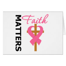 Faith Matters Breast Cancer Greeting Cards