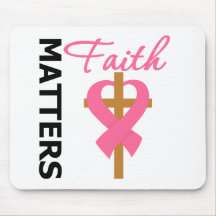 Faith Matters Breast Cancer Mousepad