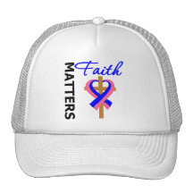 Faith Matters Male Breast Cancer Trucker Hat