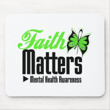 Faith Matters - Mental Health Awareness Mousepad