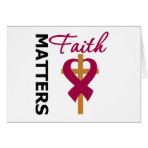Faith Matters Multiple Myeloma Greeting Cards