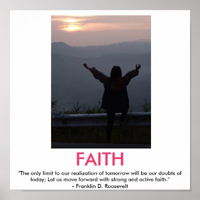 FAITH motivational poster by sallybeam