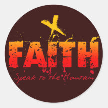 FAITH ROUND STICKERS