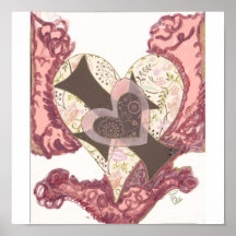 Faithful Pink Wings Posters