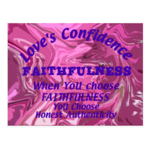 Faithfulness Postcard