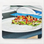 Fajitas Chicken Food Cooking Bell Peppers Onions T Mouse Pads