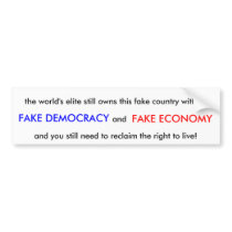 Fake Country Bumper Sticker