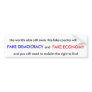 Fake Country Bumper Sticker