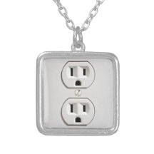 Fake Electrical Outlet Pendant
