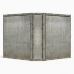 Fake Steel Print 3 Ring Binders