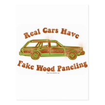 Fake Wood Panelling Post Cards