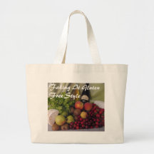 Faking It Gluten Free Style Tote Bags