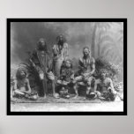 Fakir Group in India 1898 Print