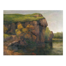 Falaises rocheuses carte postale