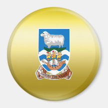 Falkland Islands Coat of Arms Refrigerator Magnet