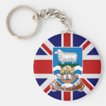 Falkland Islands High quality Flag Key Chains