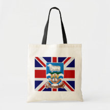 Falkland Islands High quality Flag Tote Bags