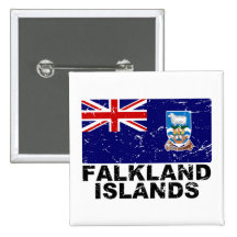Falkland Islands Vintage Flag Pins