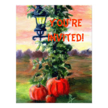 Fall aceo Invitation