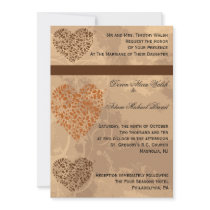Fall/Autumn Wedding Invitation
