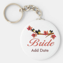 Fall Bride Favours and Apparel Key Chains