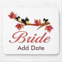 Fall Bride Mousepad
